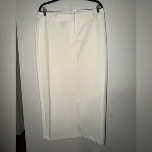 Rachel Zoe Cream Pencil Skirt